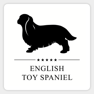 English Toy Spaniel Black Silhouette Magnet